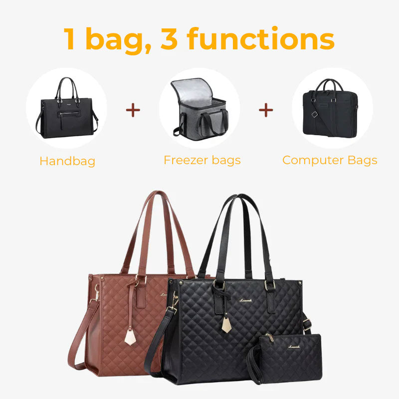 👜 Tote Bag – Laptop & Matboksrom