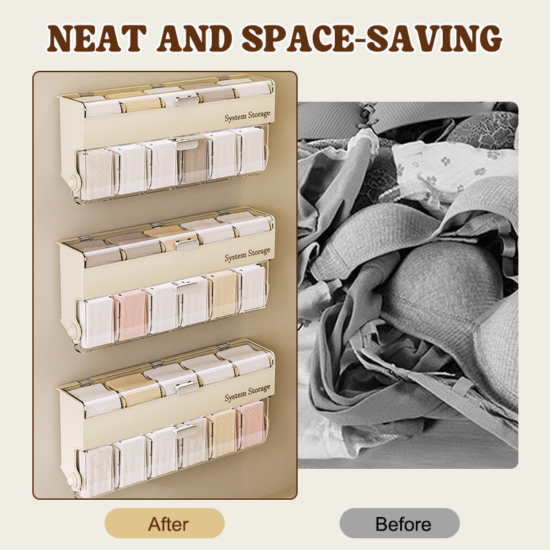 Veggmontert Undertøysoppbevaringsboks