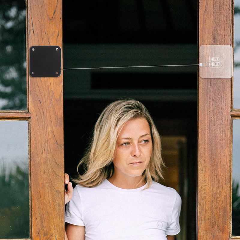 🚪Dørlukker med stillegående buffertrekksnor – Myk & støtfri lukking ✨