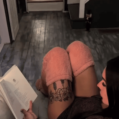 Gåsedunssokker i ull til jul