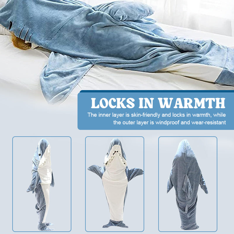 🦈 One Piece Høst- & Vintersovepose i Hai-design