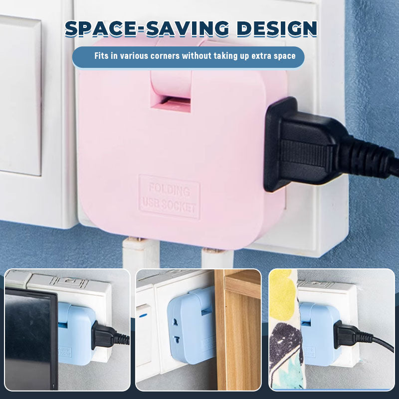 ⚡ Europeisk Strømadapter – Kompakt & Praktisk