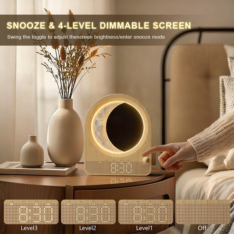 🌙Måne- og stjerneskuddreisen - Multifunksjonell berøringsnattlampe✨