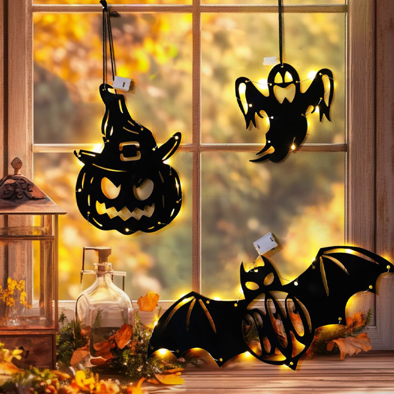 ✨🎃 Halloween LED Lysslynge – Skap Skummel Stemning 👻✨