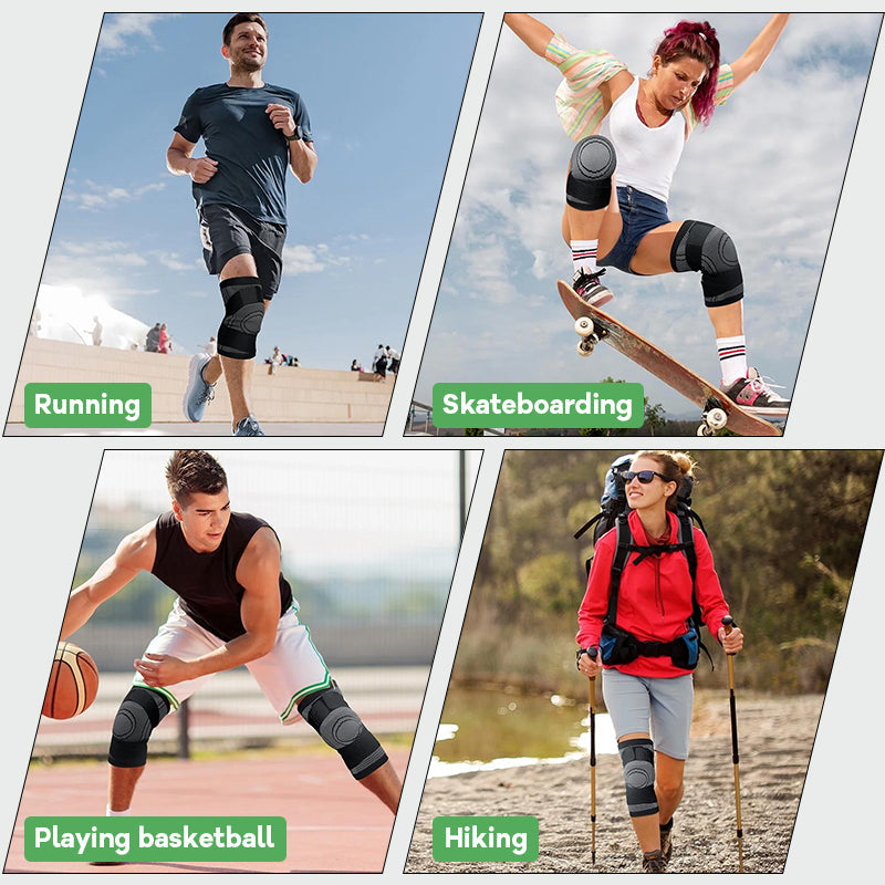 🦵 Utendørs Knebeskyttere med Ankelstropp – Komfort & Sikkerhet