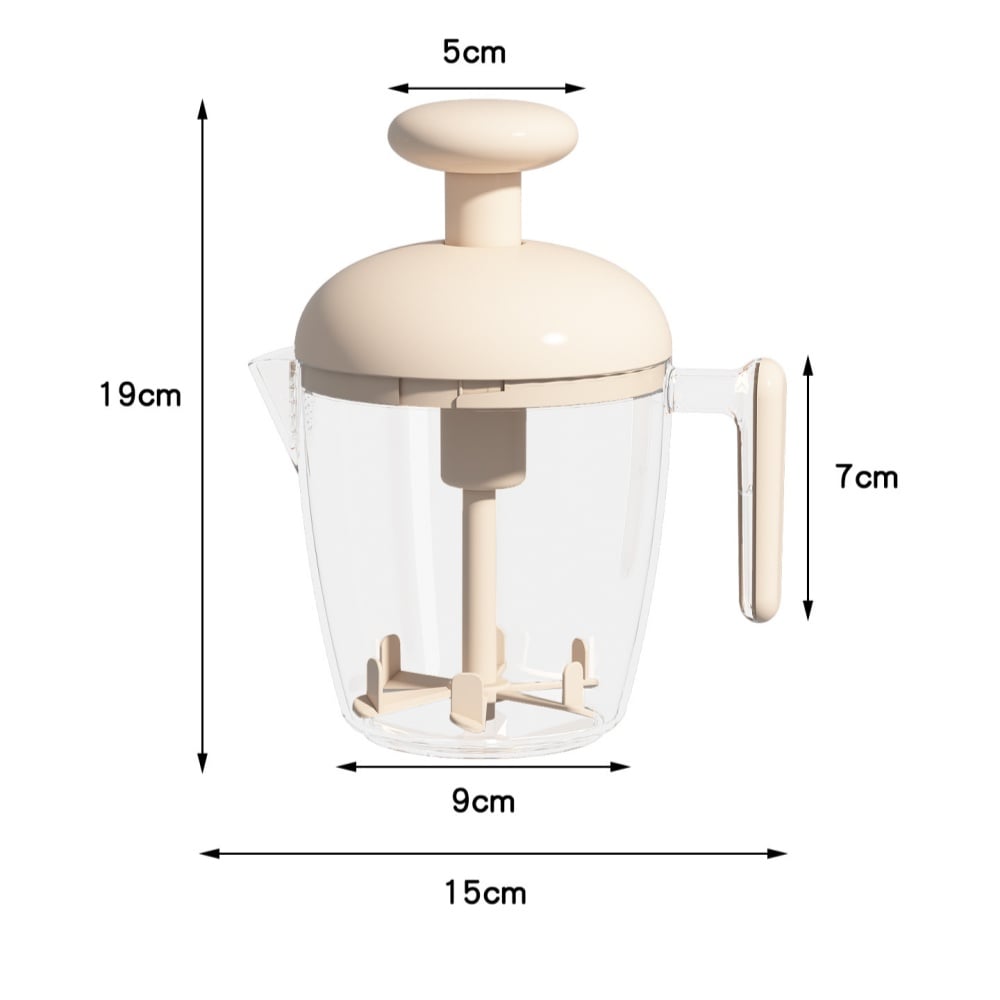 Multifunksjonell eggvisp med filterkopp