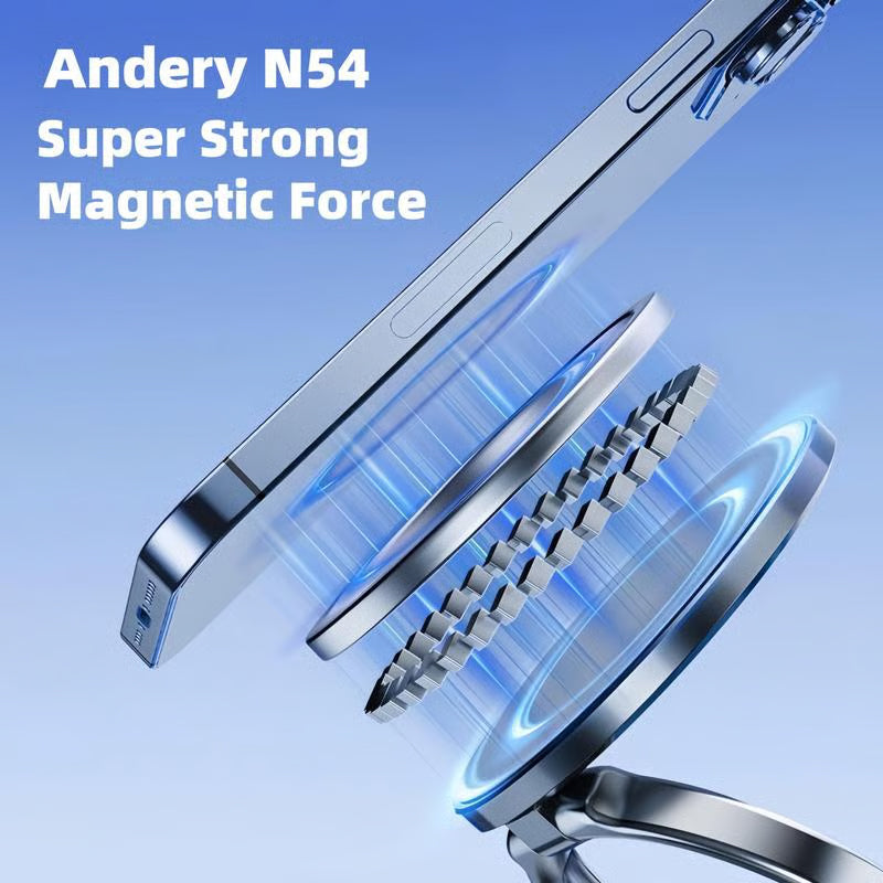 🧲360° Roterbar Magnetisk Telefonholder – Kompakt og sikker løsning for bilen