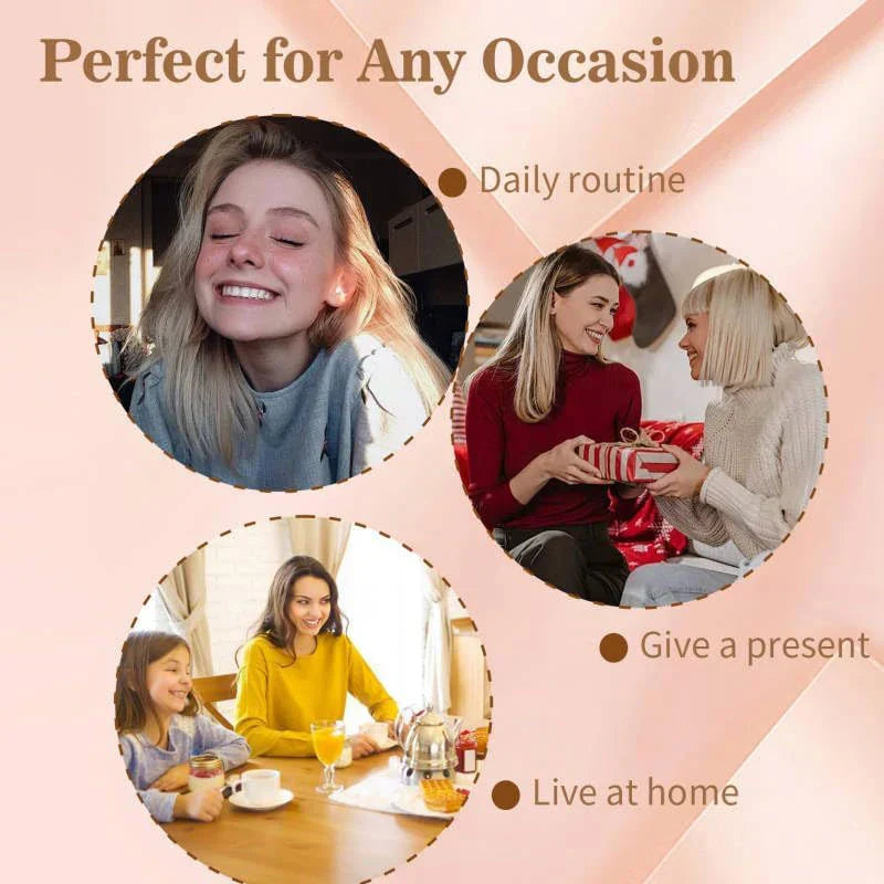 💖✨ Oval Hårgriper Sett (4 stk)