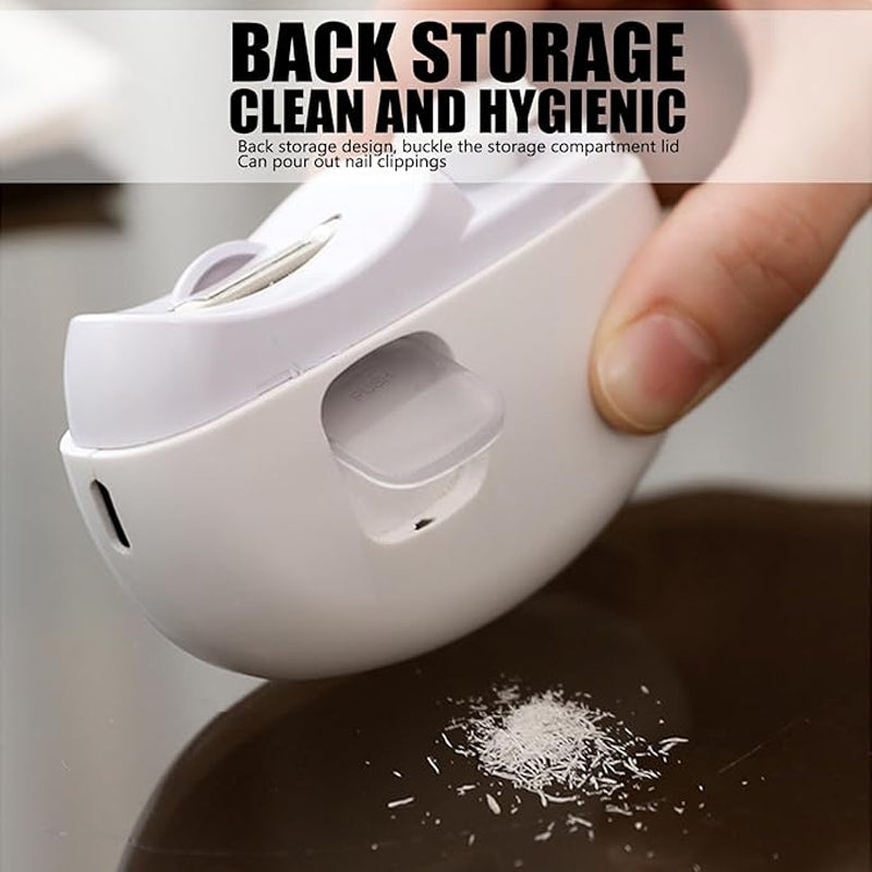 ✨ Elektrisk Neglepolerer & Sikker Negleklipper