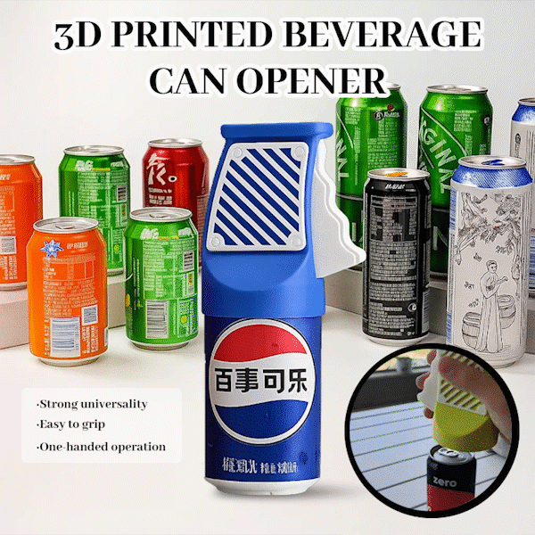 🍹 3D-printet boksåpner – Åpne brus og øl med én hånd 🍻