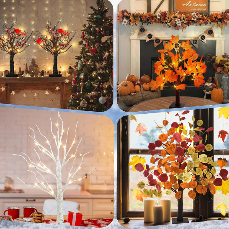 💡 LED Kunstige Trær Lys – Dekorativ & Energibesparende