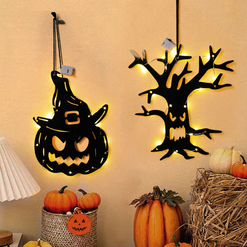 ✨🎃 Halloween LED Lysslynge – Skap Skummel Stemning 👻✨