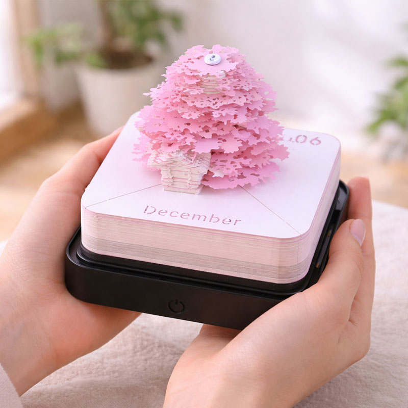 2026 Ny 3D-papirskulptur kalender