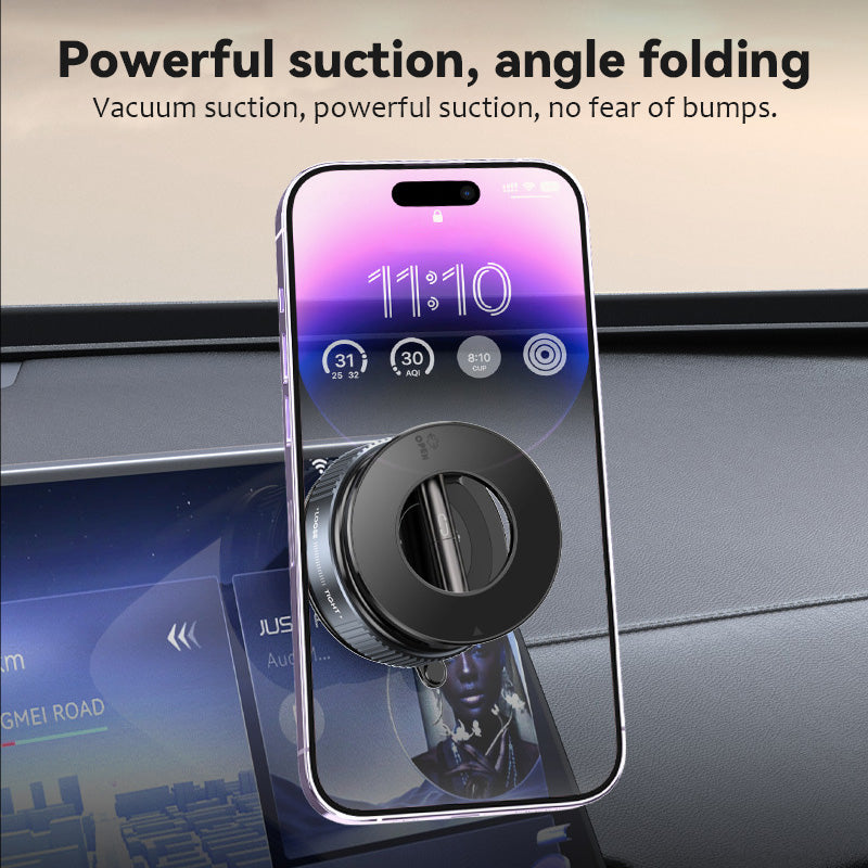 Vakuumroterende magnetisk bilholder