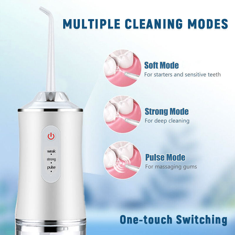 🦷 Elektrisk Vannflosser – Hold tennene rene etter hvert måltid
