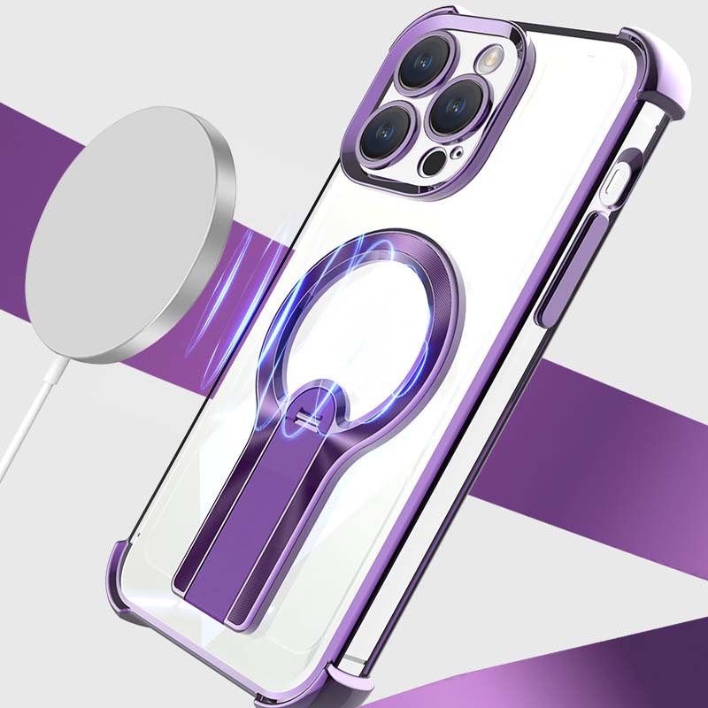 Magnetisk mobilveske med fire hjørner og fallsikring