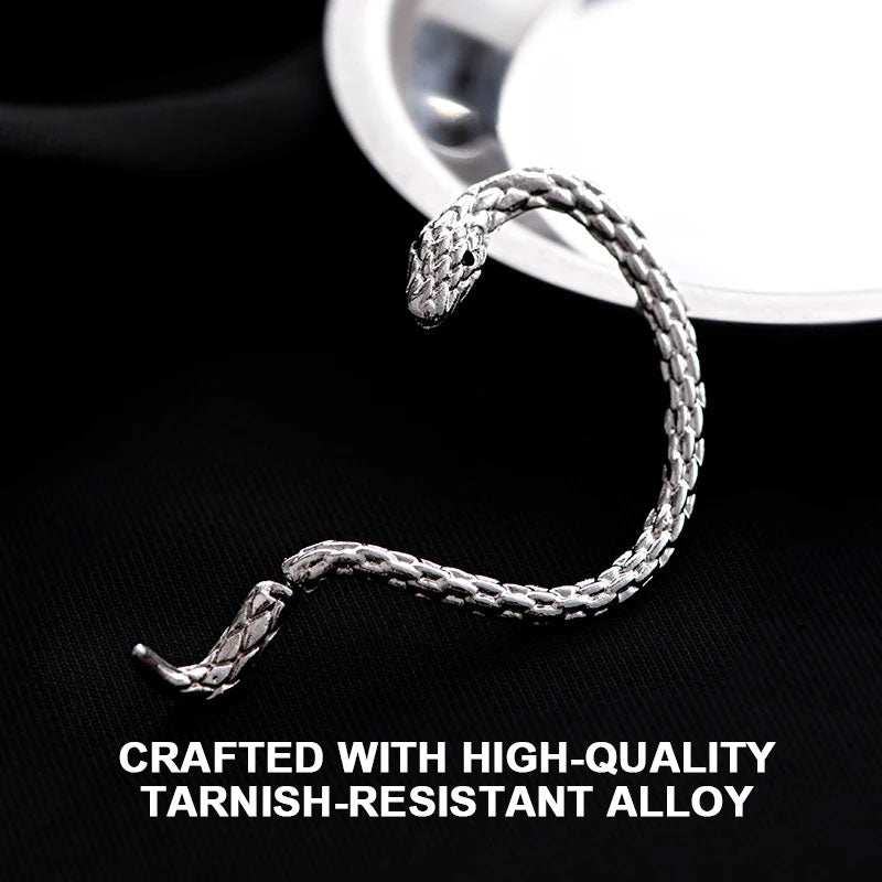 🐍 Unik Serpent Wrap Øredobb – Retro & Kreativ Stil