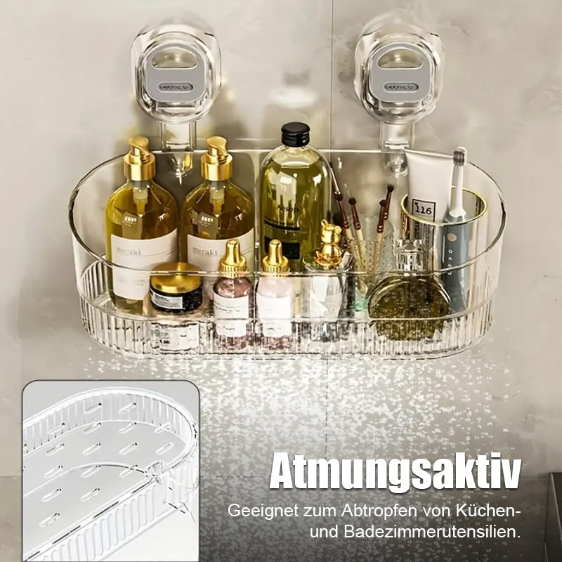 🏠🛁 Hullfri sugekopp-oppbevaringshylle – Kjøkken & Bad Organizer