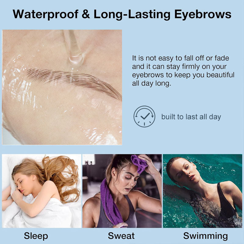 🌿✨ 6D Øyenbrynsoverføring – Få naturlige bryn på et blunk!