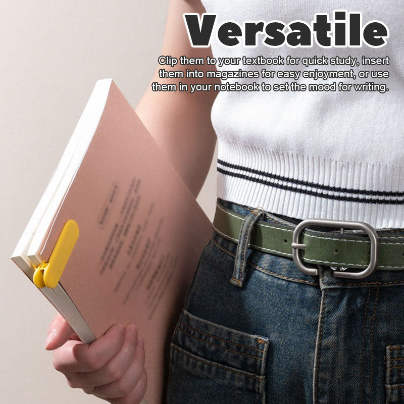 📚 Kreativ Silikonbokmerke – Kjøp 1 Få 1 GRATIS! 🎁