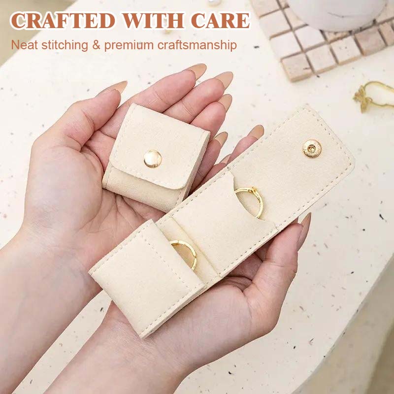 👜 Kompakt & Stilfull Smykkeorganisator med Flere Rom – Perfekt for Reise