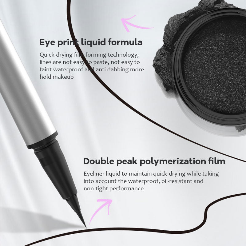 ✨ Dobbel Eyeliner med Stempel for Nedre Vipper 👁️‍🗨️