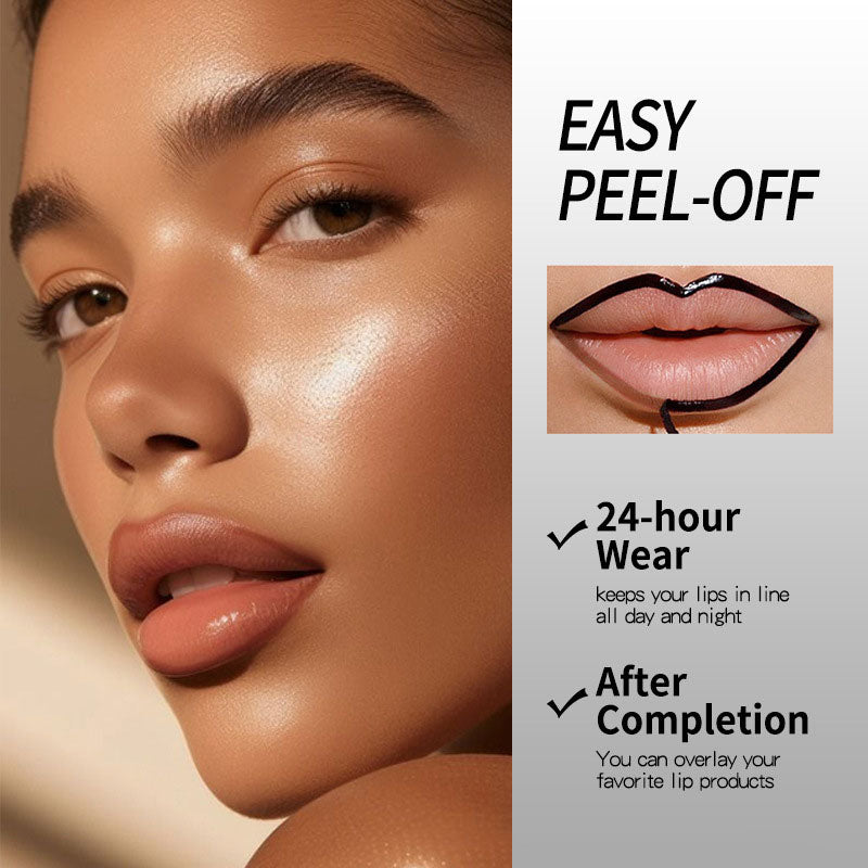 🎁 Kjøp 1 Få 1 – Peel-off Langvarig Leppe-liner & Gloss 💋