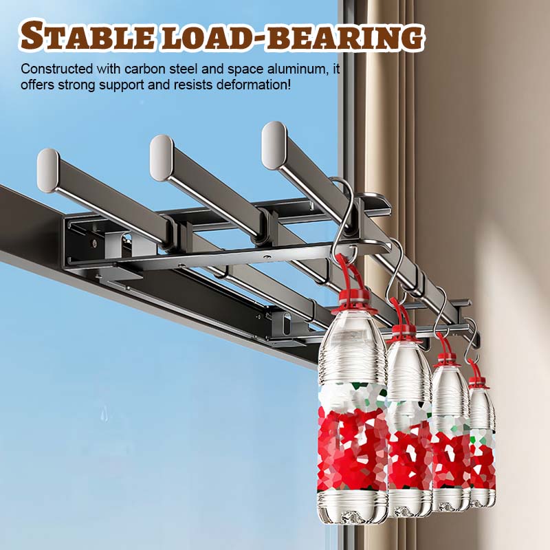 Sammenleggbar Uttrekkbar Klesstativ 🌤