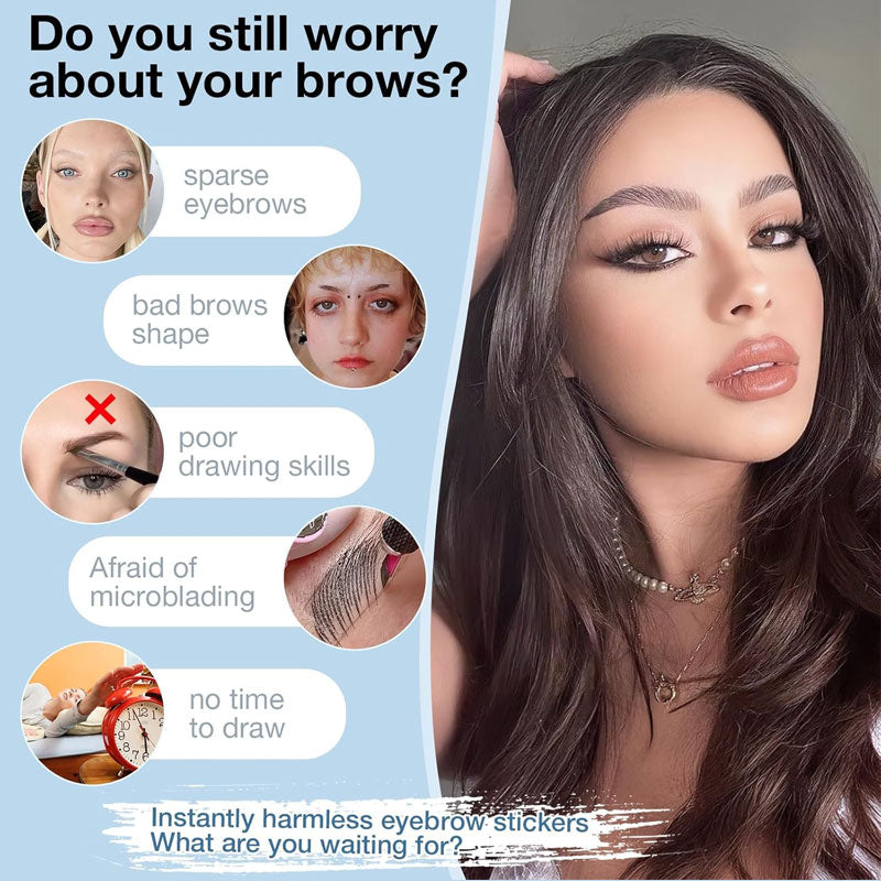 🌿✨ 6D Øyenbrynsoverføring – Få naturlige bryn på et blunk!