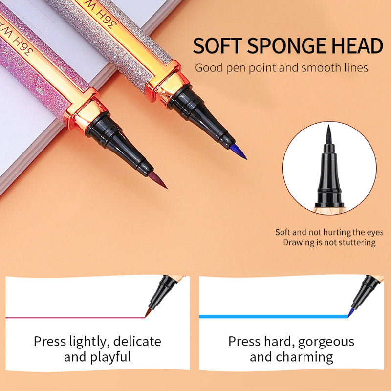 Farget vannfast eyeliner