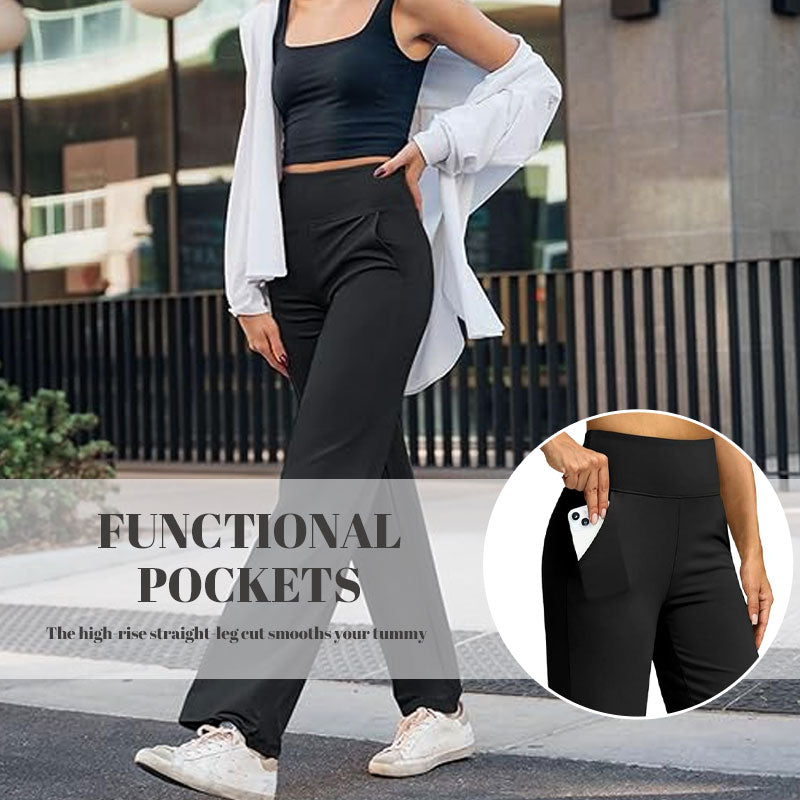 ✨ Høytlivs Yoga Bukser med Lommer