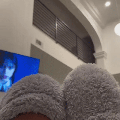 Gåsedunssokker i ull til jul