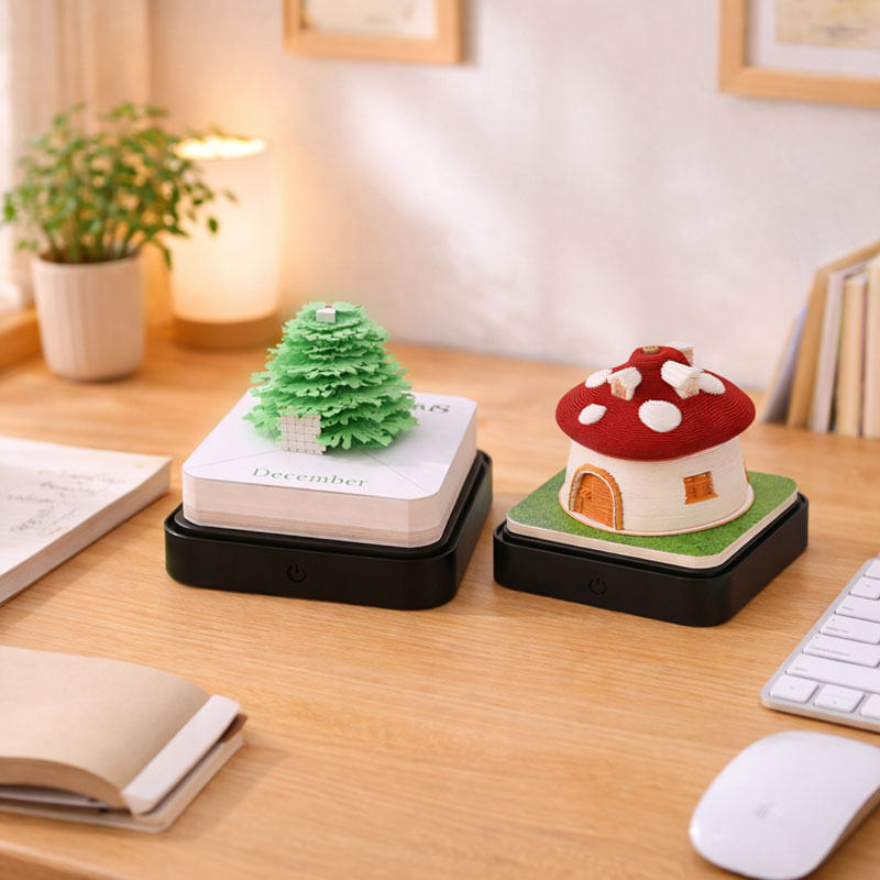 2026 Ny 3D-papirskulptur kalender