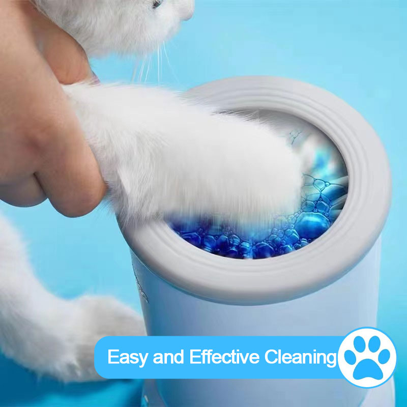 🐾💦 Elektrisk Fotvasker for Kjæledyr – Enkel og Skånsom Potevask uten Gnidning