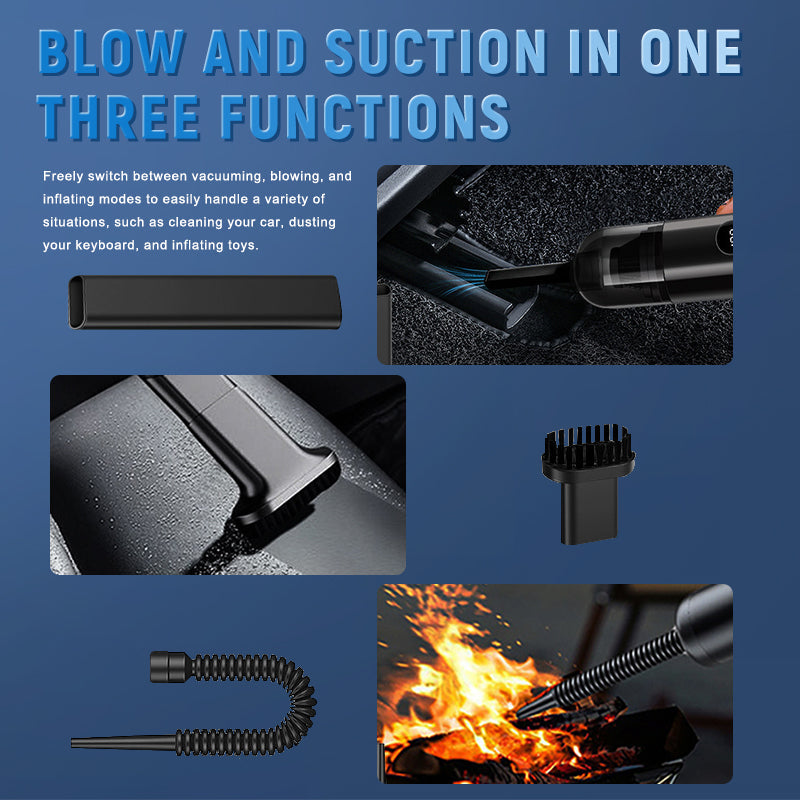 ✨ Håndholdt Støvsuger – Enkel Rengjøring for Hjem & Bil