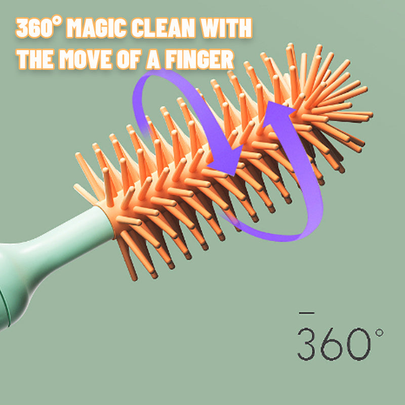 🍼✨ Elektrisk 360° Flaskebørste – Enkel & Dyp Rengjøring! 🎁 Fri frakt