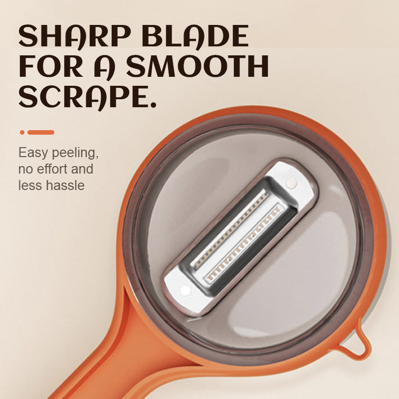 Skreller med bøtteoppbevaring/skreller med bøtteoppbevaring