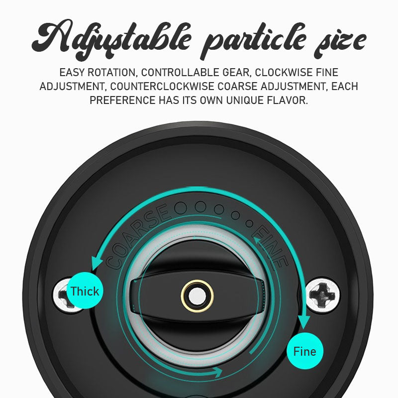 ⚡ Elektrisk Kvern – Enkel, Justerbar & Med Lys