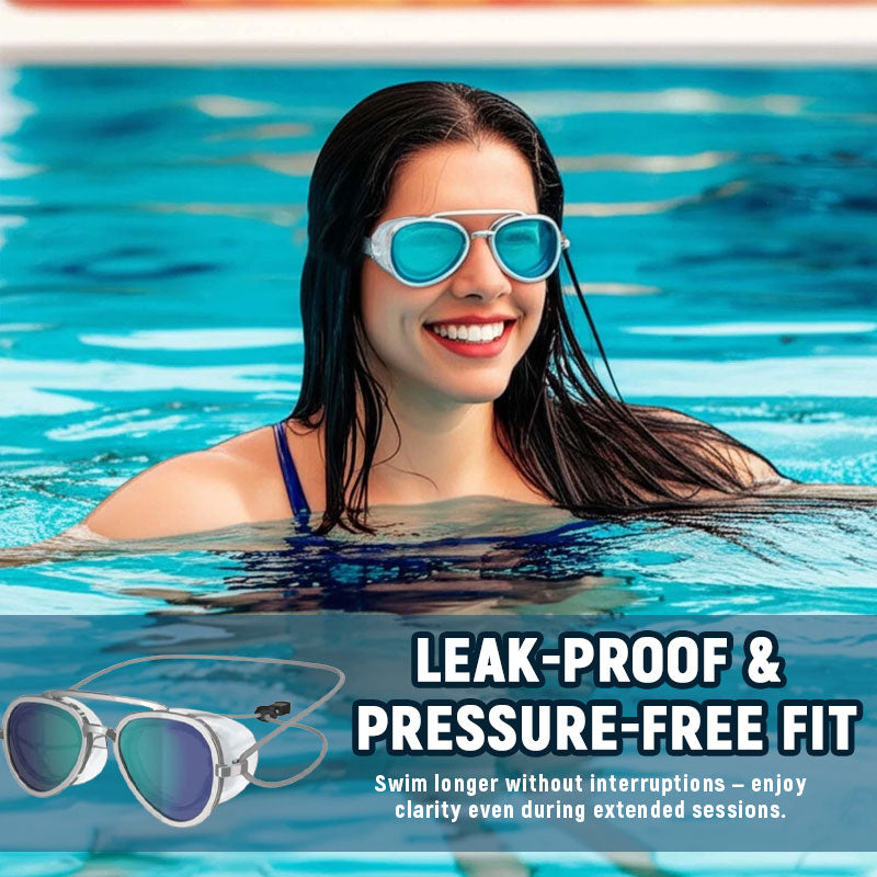 🌊 Full-View Svømmebriller – Anti-Dugg & Komfort