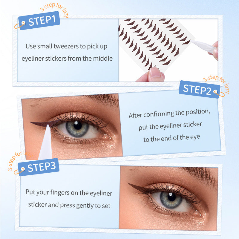 ✨ Instant Glam Eyeliner Klistremerker – Perfekt eyeliner på sekunde