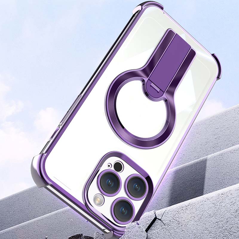 Magnetisk mobilveske med fire hjørner og fallsikring