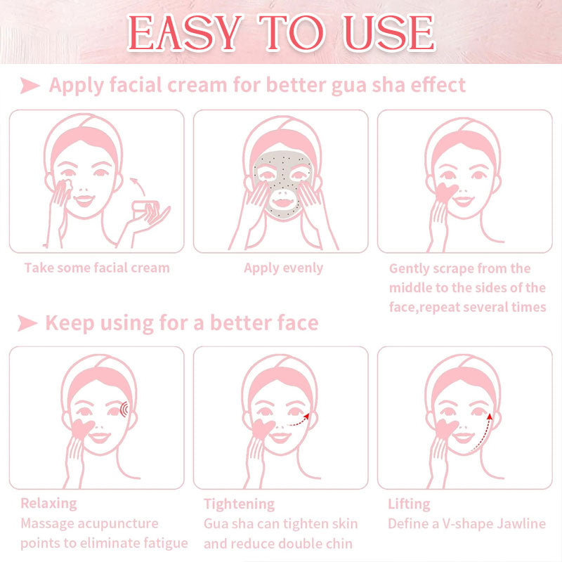 ✨ Ansiktsmassasje Verktøy – Glødende hud på 1-2-3