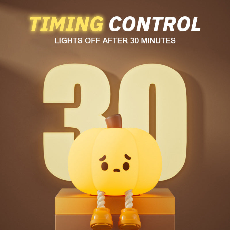 🌙 Søt Gresskarlampe – Perfekt for Kveldskos