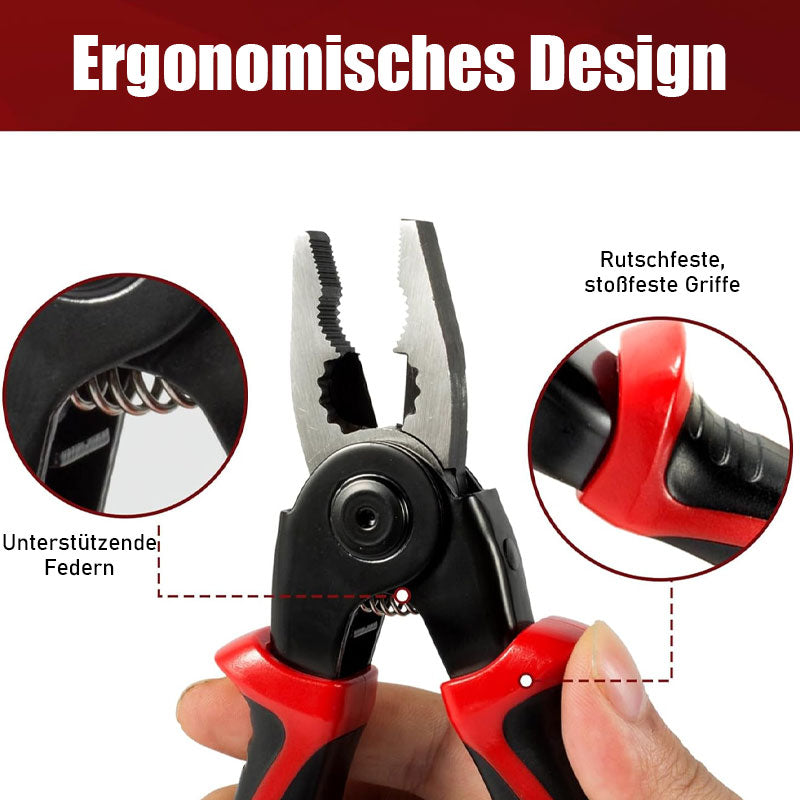 🛠️🔧 5-i-1 Multifunksjonelt Tangsett – Utskiftbare Hoder for alle behov!