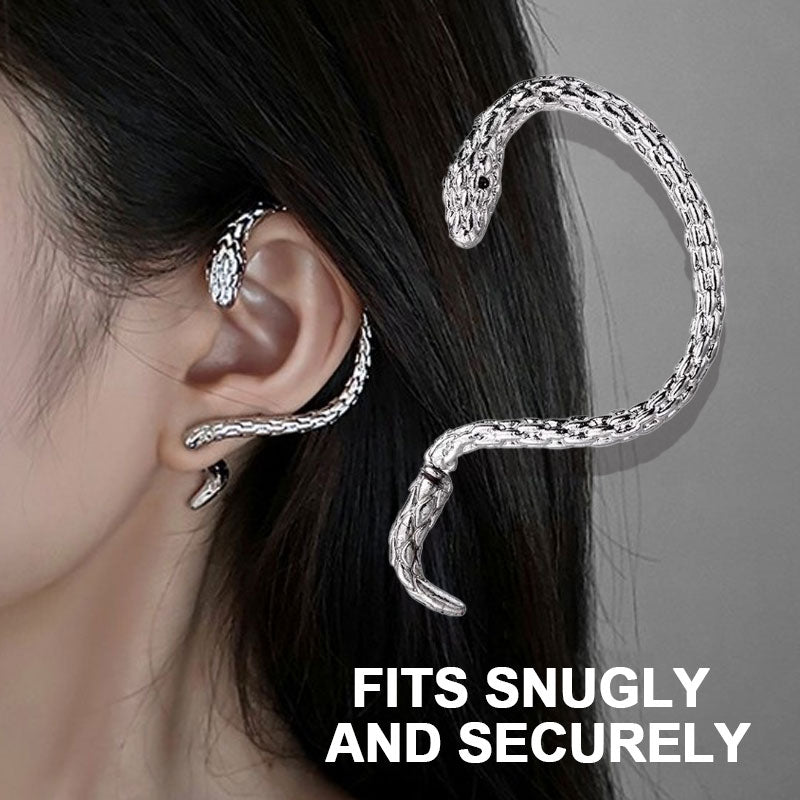 🐍 Unik Serpent Wrap Øredobb – Retro & Kreativ Stil