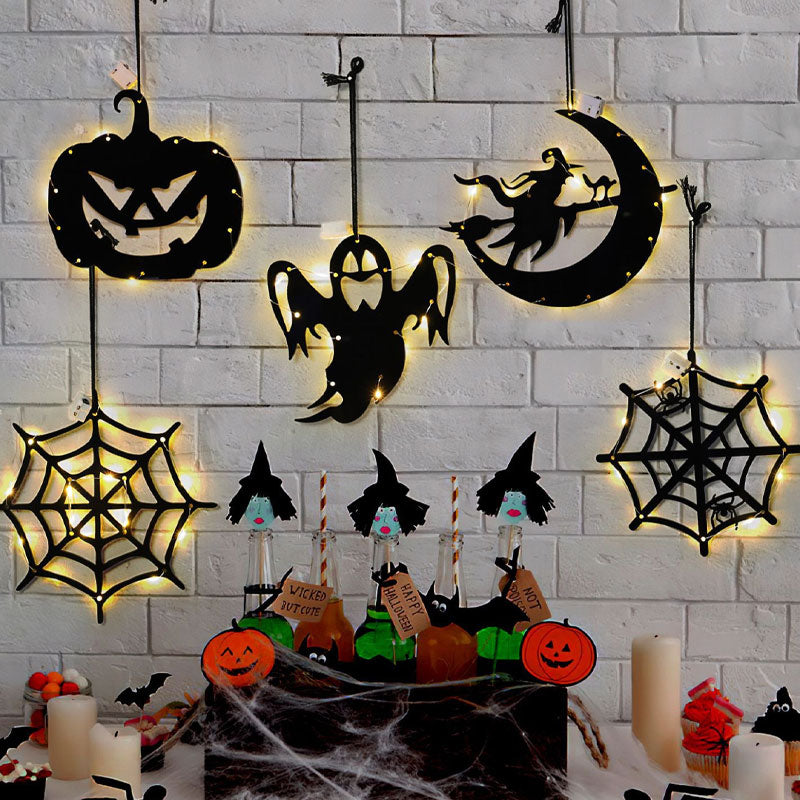 ✨🎃 Halloween LED Lysslynge – Skap Skummel Stemning 👻✨