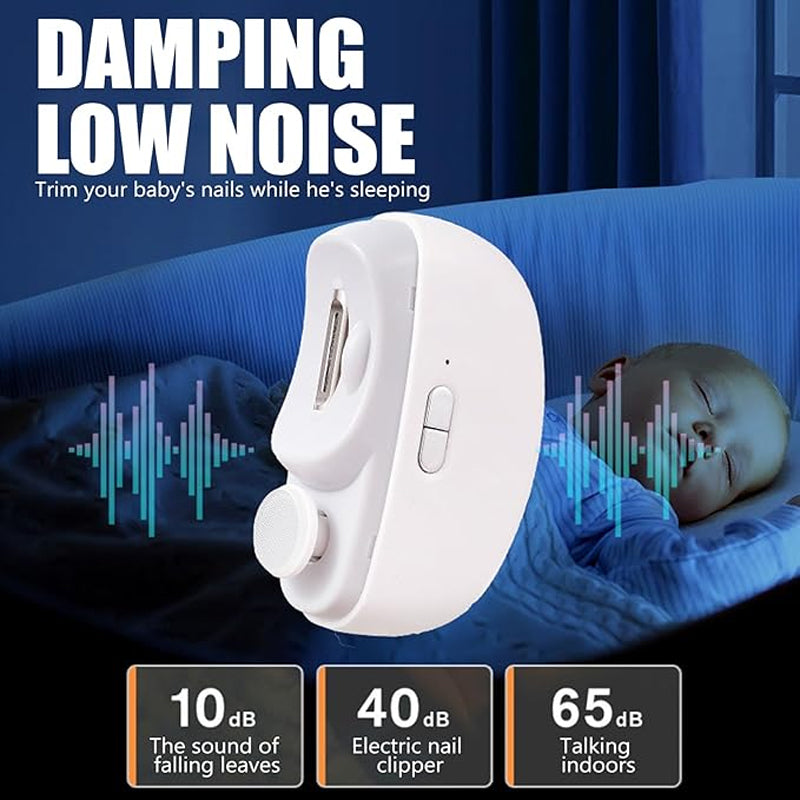 ✨ Elektrisk Neglepolerer & Sikker Negleklipper