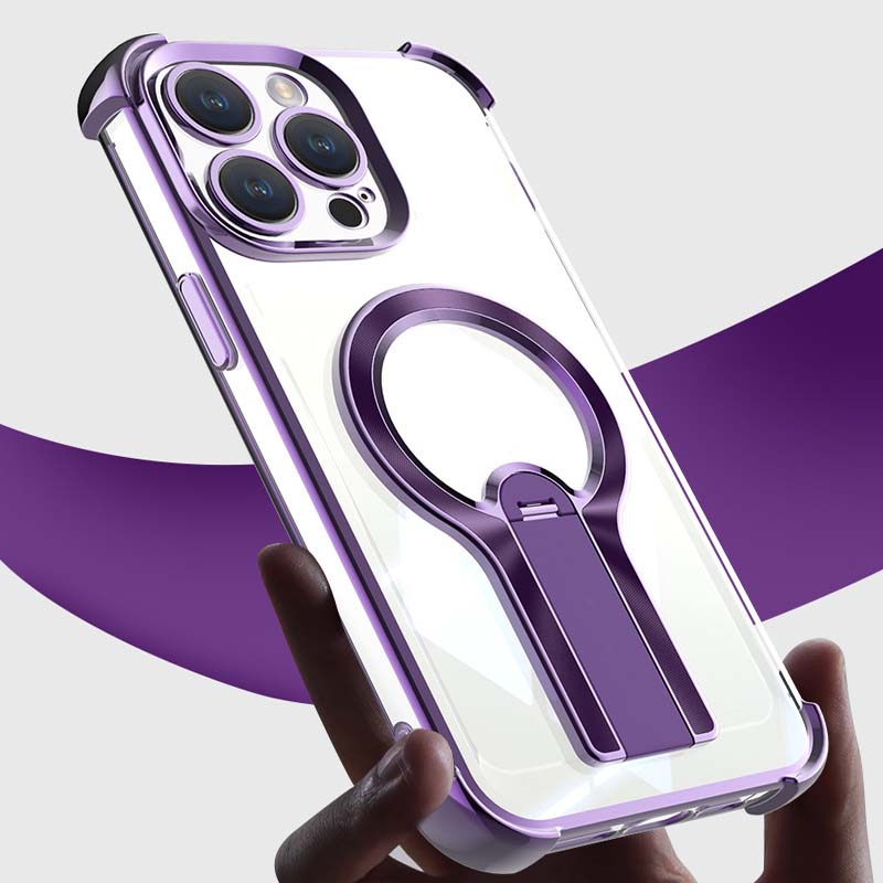 Magnetisk mobilveske med fire hjørner og fallsikring