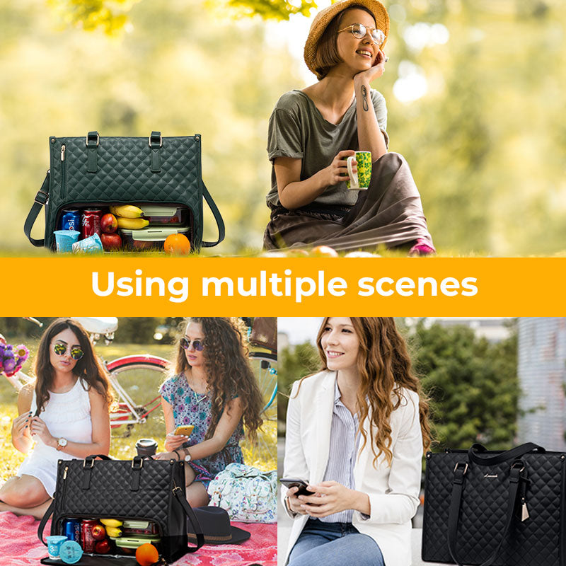 👜 Tote Bag – Laptop & Matboksrom