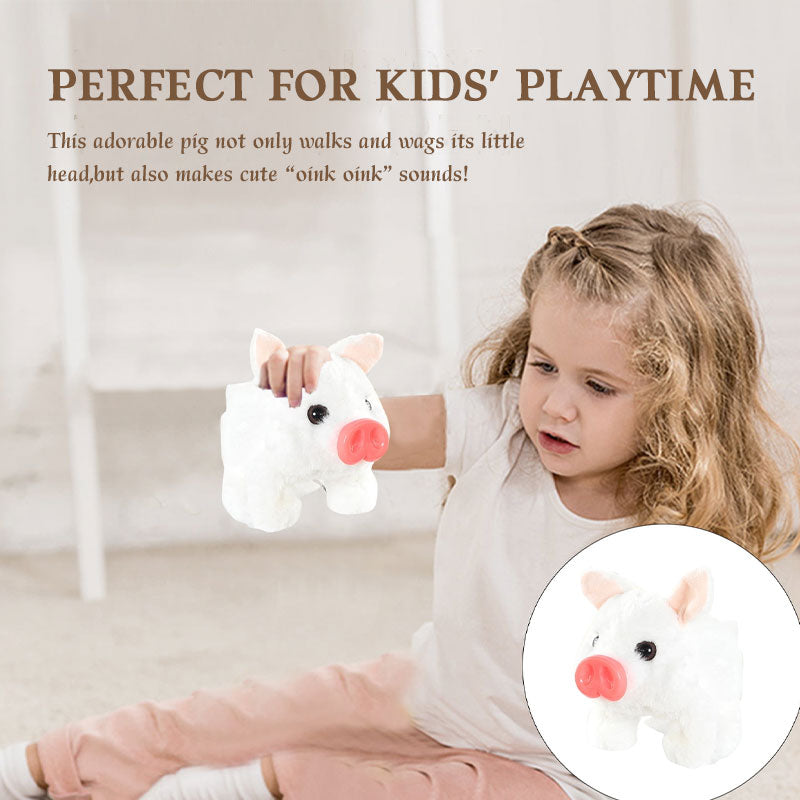 🐷Elektrisk gående grisunge plysjleke